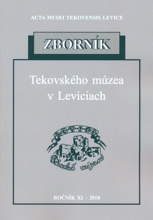Tekovksého múzea v leviciach - ZBORNÍK / Ročník XI - 2018
